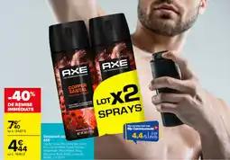 Carrefour AXE Déodorant aérosol offre