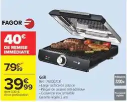 Carrefour FAGOR Grill offre