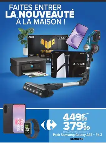SAMSUNG Pack Samsung Galaxy A37 + Fit 3