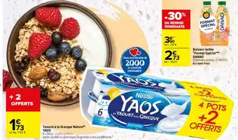 Carrefour Yaourts à La Grecque Nature offre