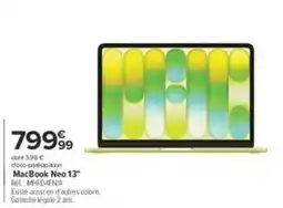 Carrefour MacBook Neo 13" offre