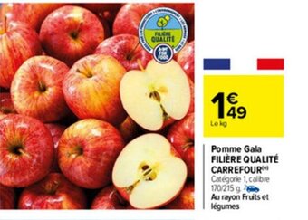 Carrefour Pomme Gala offre