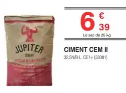 Chretien Matériaux JUPITER CIMENT offre