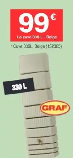 Chretien Matériaux GRAF Cuve 330 L offre