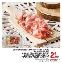 Hyper U SALAISSONS PEGUET SAVOIE offre