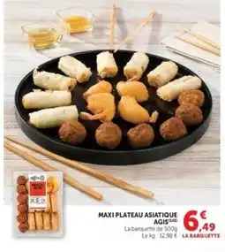 Hyper U AGIS MAXI PLATEAU ASIATIQUE offre