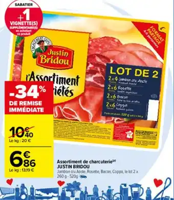 Carrefour Assortiment de Charcuterie offre