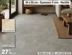 Chretien Matériaux MERIDA coloris pebble offre