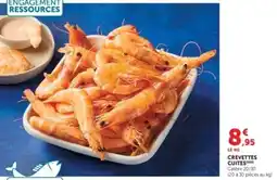 Hyper U CREVETTES CUITES offre