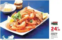 Hyper U CREVETTES CUITES offre