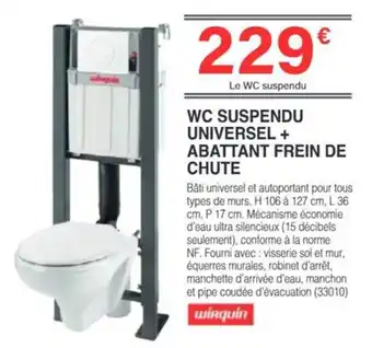 WIRQUIN WC SUSPENDU