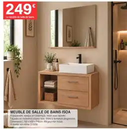 Chretien Matériaux ISOA Meuble de salle de bains offre