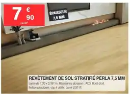 Chretien Matériaux PERLA REVÊTEMENT DE SOL STRATIFIÉ offre