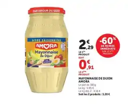 Hyper U AMORA Mayonnaise de Dijon offre