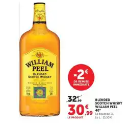 Hyper U WILLIAM PEEL Blended Scotch Whisky offre