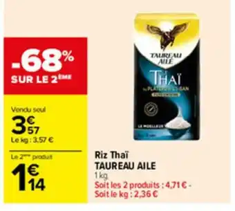 Carrefour Riz Thaï offre