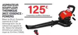 Chretien Matériaux POWERG ASPIRATEUR SOUFFLEUR THERMIQUE offre