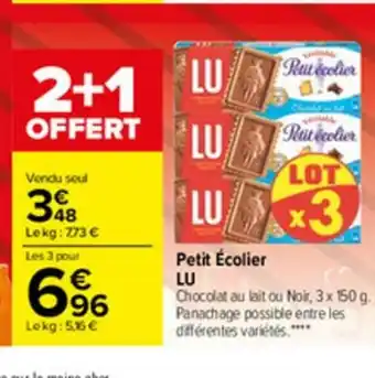 Carrefour Petit Écolier offre