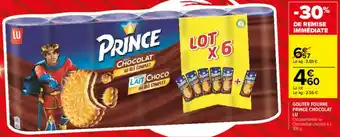 Carrefour Gouter Fourre Prince Chocolat Lu offre