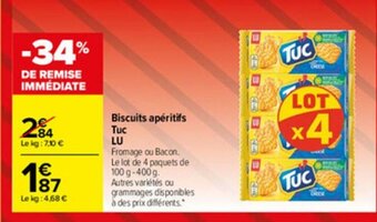 Carrefour Biscuits Apéritifs offre
