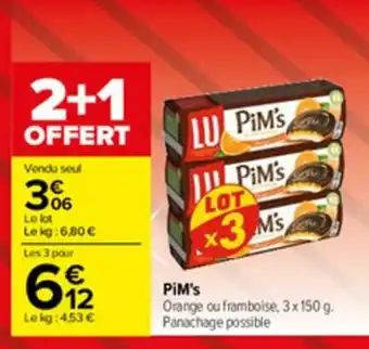 Carrefour Pim's offre