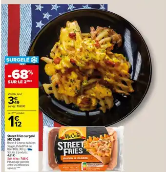Carrefour Street Fries Surgelé offre