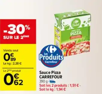 Carrefour Sauce Pizza offre