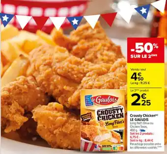 Carrefour Crousty Chicken offre