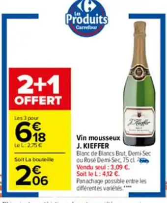 Carrefour Vin Mousseux offre