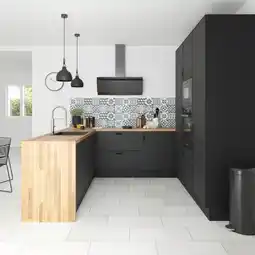 Brico Dépôt Heline noir mat (1) offre