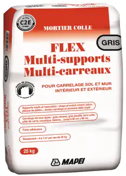 Brico Dépôt Mortier-colle flex multi-supports offre