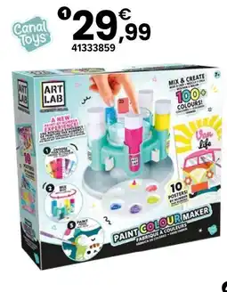 JouéClub Canal toys paint maker studio offre