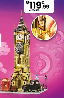JouéClub Lego série steampunk – la tour de l’horloge du parc offre