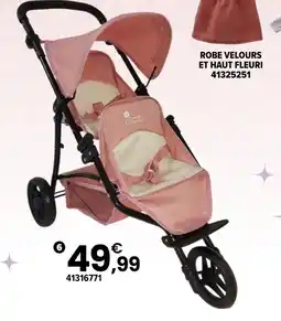 JouéClub Poussette double jogger offre