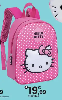 JouéClub Hello kitty sac à dos 3d offre