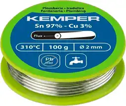 Brico Dépôt Bobine fil étain sans plomb diamètre 2 mm 100g offre