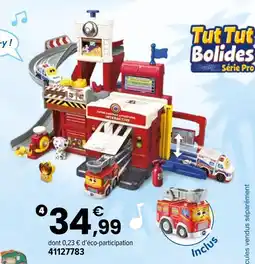 JouéClub Tut tut bolides super caserne de pompiers interactive offre