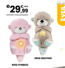 JouéClub Peluche ma loutre câlins bonne nuit offre