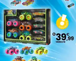 JouéClub Coffret monster trucks + 5 véhicules 1/64ème offre