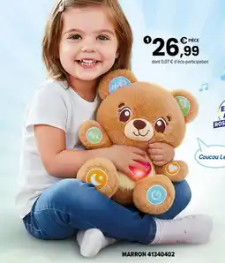JouéClub Bonbon mon ourson à personnaliser offre