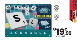 JouéClub Scrabble classique 2 en 1 offre