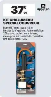 Brico Dépôt Kemper - kit chalumeau special coureur offre