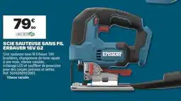 Brico Dépôt Erbauer - scie sauteuse sans fil rébauer 18v q2 offre