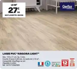 Brico Dépôt Dim - lane pvc angora light offre