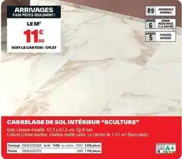 Brico Dépôt Carrelage de sol intérieur sculture offre