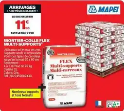 Brico Dépôt Tous - mortiere-colle flex multi-espports offre