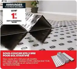 Brico Dépôt Db - sous-couche xps 3 mm pour sol stratifie offre