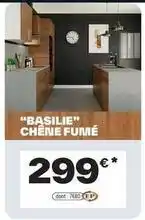 Brico Dépôt Basilie chêne fumé offre