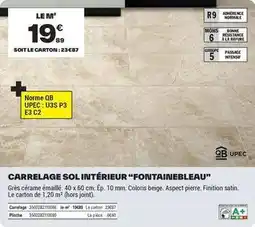 Brico Dépôt Carrelage sol intérieur offre