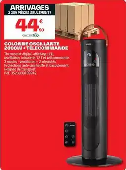 Brico Dépôt Colonne oscillaite 2000m+ telecommande offre
